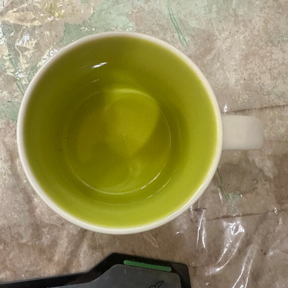 Starbucks Waikiki Hawaii You Are Here Coffee Mug 2017 White Lime Green Pineapple - Picture 4 of 5